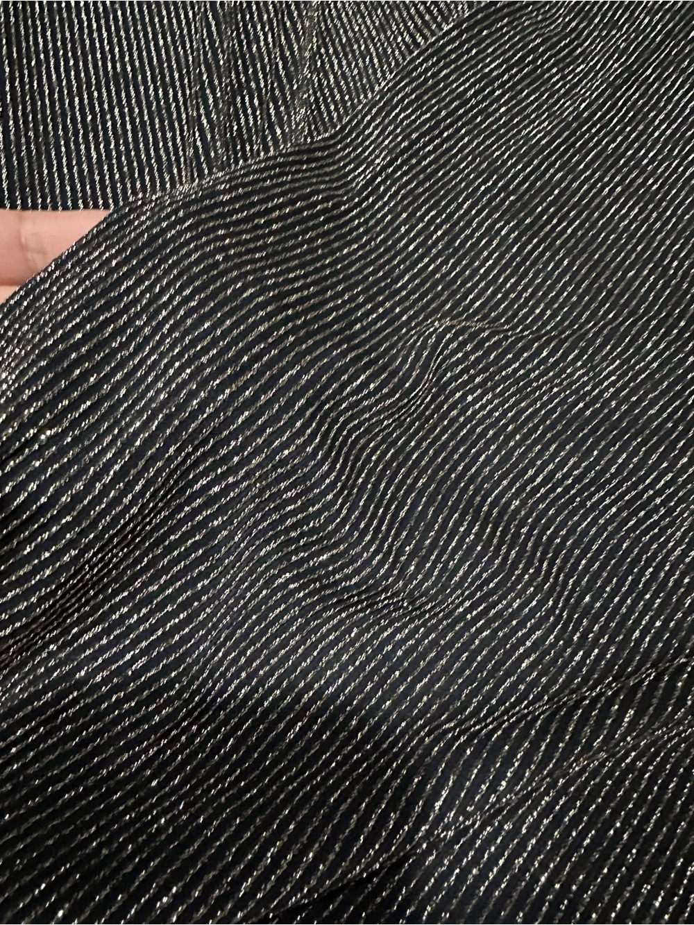 torrid Metallic Square-Neck Jumpsuit in Charcoal Shimmer - Picture 10 of 10